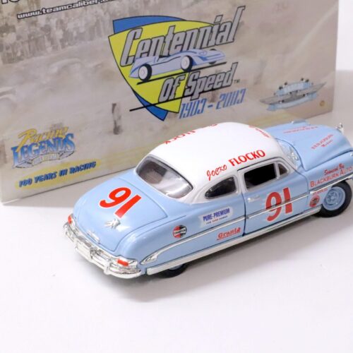 1:43 Team Caliber 1952 Hudson Hornet Tim Flock/ Jocko Flocko #91 blue