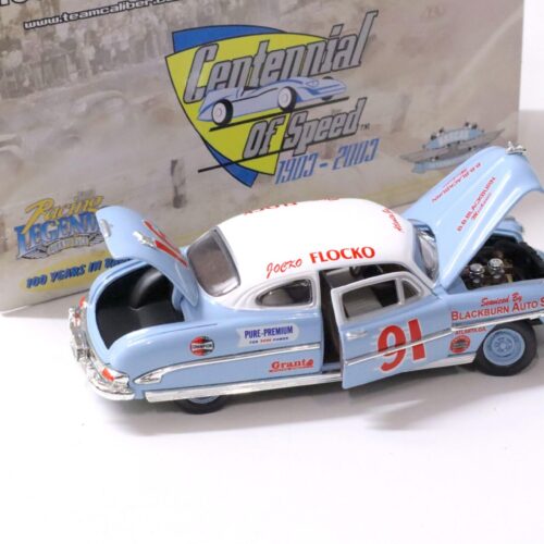 1:43 Team Caliber 1952 Hudson Hornet Tim Flock/ Jocko Flocko #91 blue