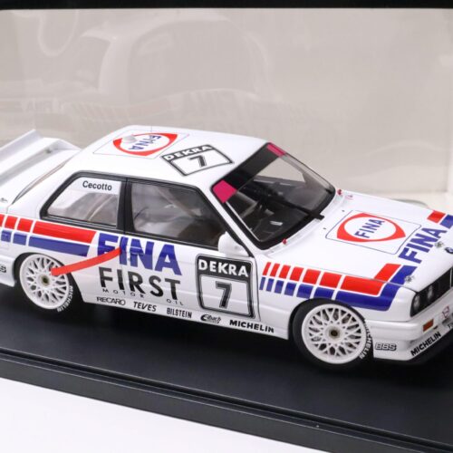 1:18 AUTOart BMW M3 (E30) DTM 1992 FINA #7 C.Cecotto white