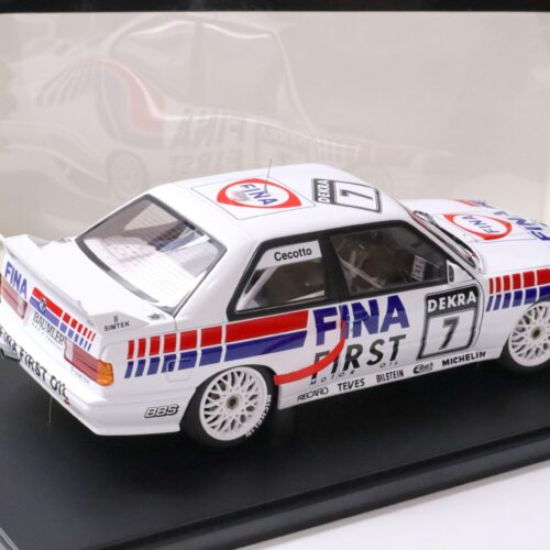 1:18 AUTOart BMW M3 (E30) DTM 1992 FINA #7 C.Cecotto white