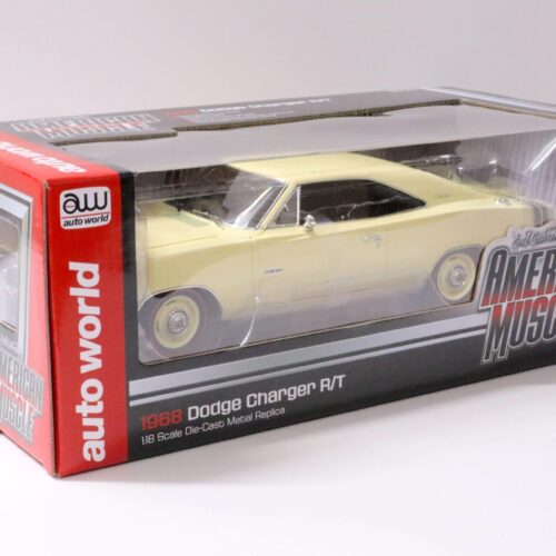1:18 Auto World 1968 Dodge Charger R/T Coupe yellow