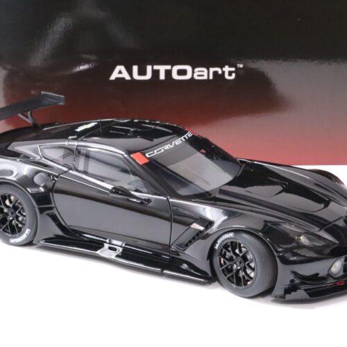 1:18 AUTOart Chevrolet Corvette C7.R Plain Body Version Glossy black