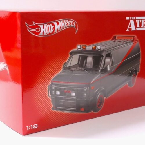 1:18 Hot Wheels GMC Vandura A-Team Van Bus 1983 black/ grey SEALED