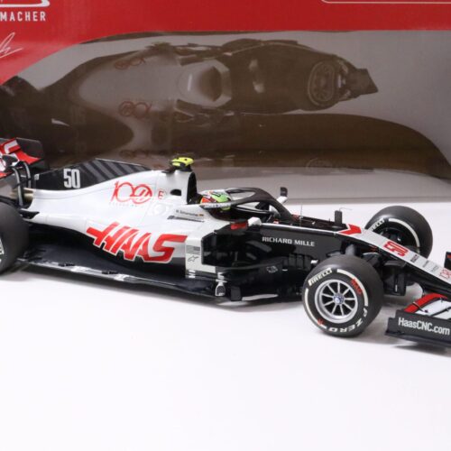 1:18 Minichamps HAAS F1 Team VF-20 Mick Schumacher FP1 ABU Dhabi GP 2020
