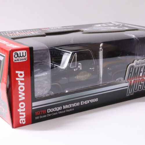 1:18 Auto World 1978 Dodge Warlock Pick-Up Midnite Express black