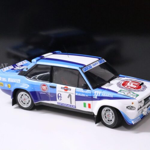 1:18 Kyosho Fiat 131 Abarth 1981 Alen/ Kivimaki Rally Costa Smeralda #1 Martini