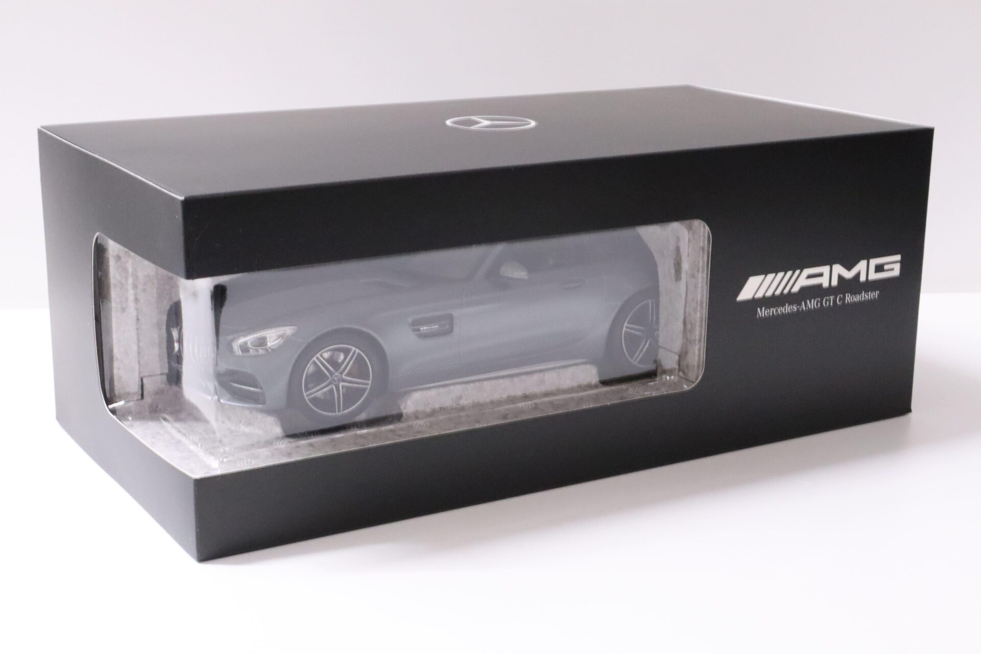 1:18 Norev Mercedes AMG GT C Roadster designo selenite grey magno DEALER VERSION