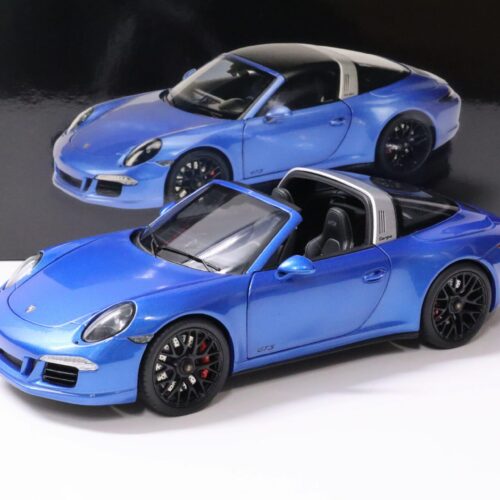 1:18 Schuco Porsche 911 (991) Targa 4 GTS saphir blue metallic
