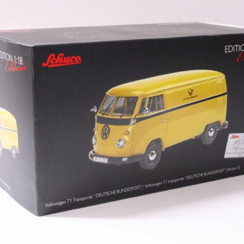 1:18 Schuco VW T1 Transporter Deutsche Bundespost yellow