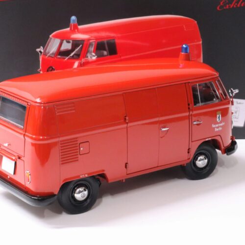 1:18 Schuco VW T1 Transporter Kasten Feuerwehr Berlin red