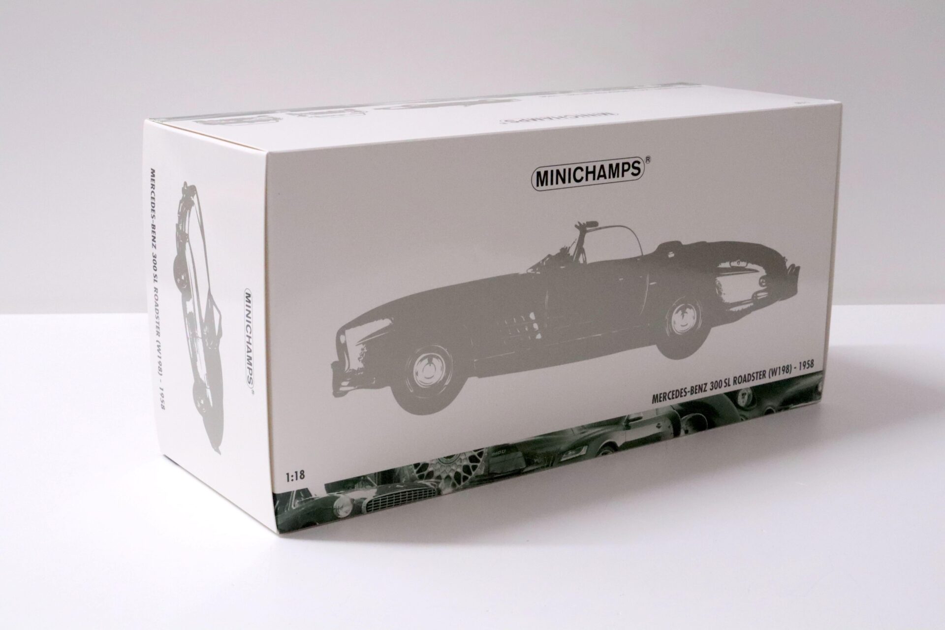 1:18 Minichamps Mercedes 300SL Roadster (W198) blue 1958