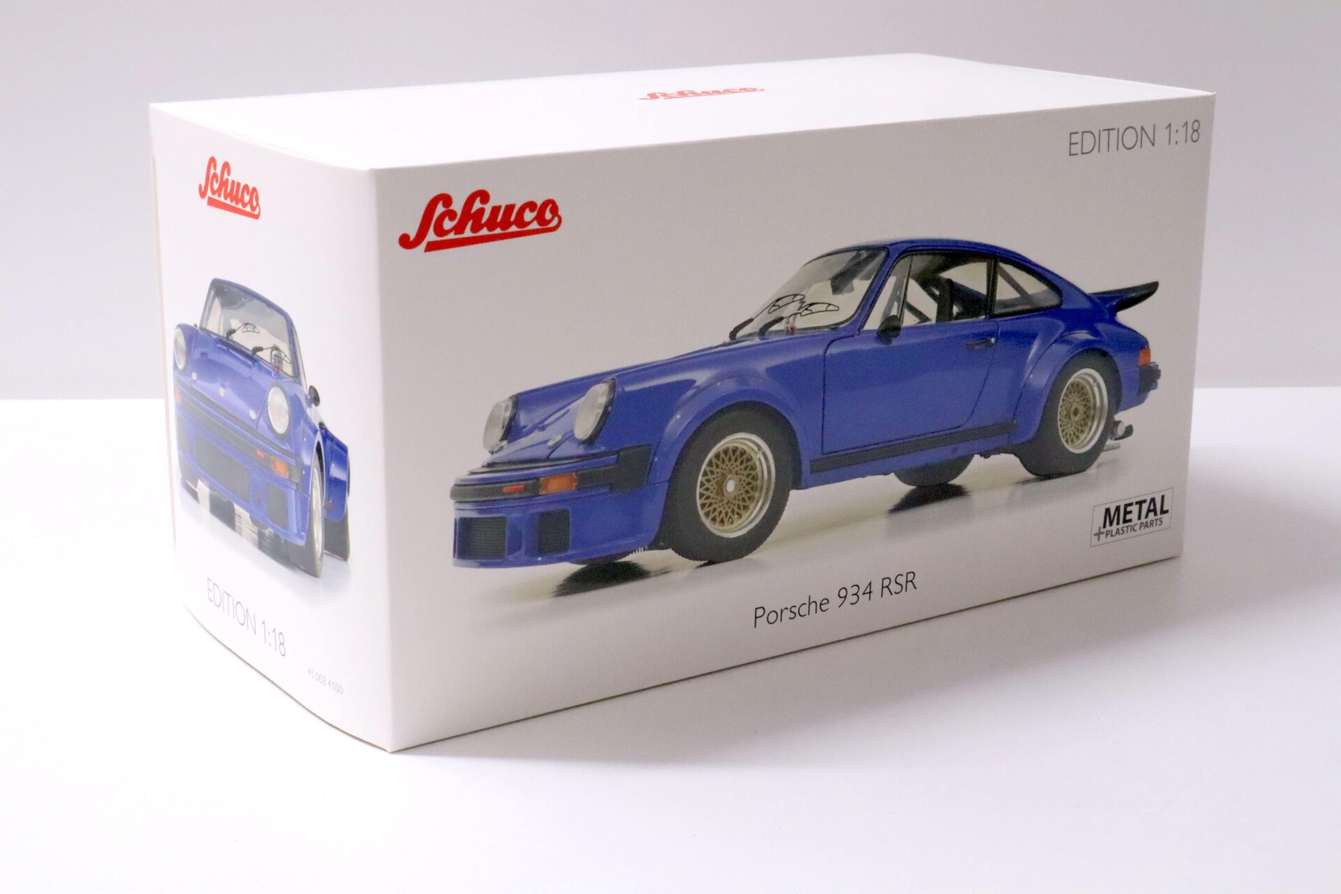 1:18 Schuco Porsche 934 RSR Street Plain monaco blue