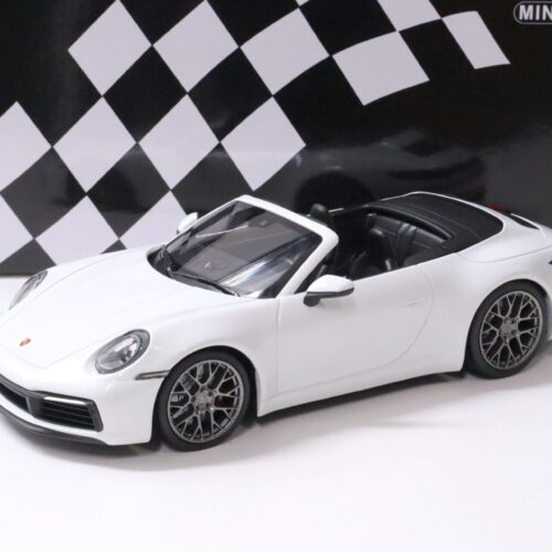 1:18 Minichamps Porsche 911 (992) Carrera 4S Cabriolet white 2019
