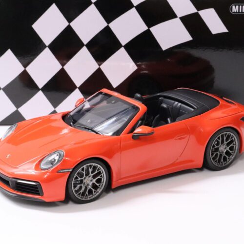 1:18 Minichamps Porsche 911 (992) Carrera 4S Cabriolet orange 2019