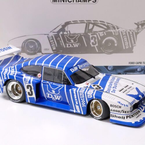 1:18 Minichamps Ford Capri Turbo Gr. 5 D&W #3 K. Niedzwiedz DRM 1982