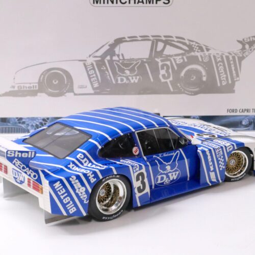 1:18 Minichamps Ford Capri Turbo Gr. 5 D&W #3 K. Niedzwiedz DRM 1982