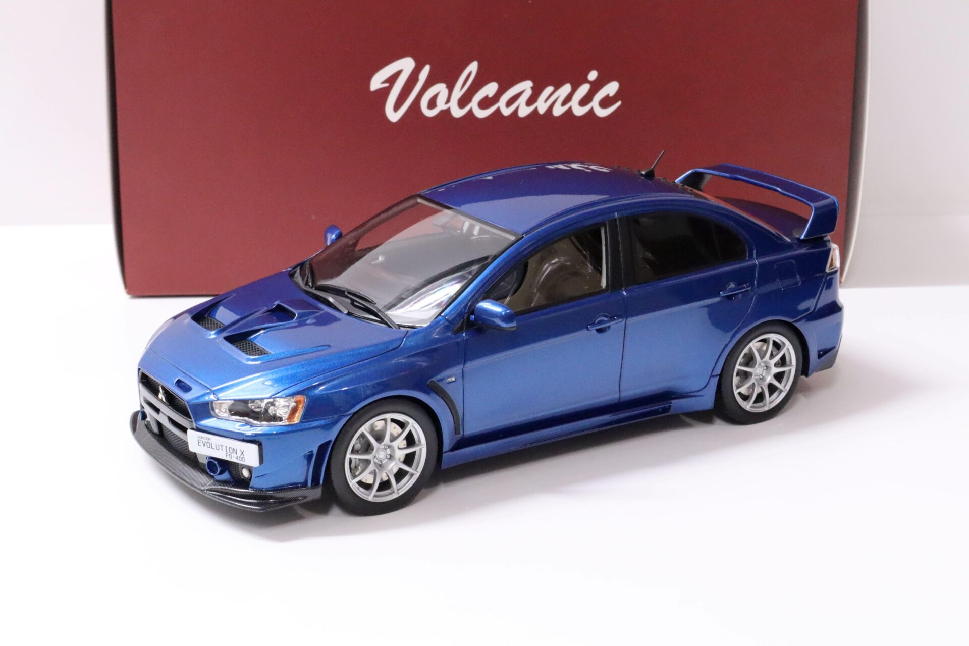 1:18 BM Creations Mitsubishi Lancer Evolution EVO X FQ400 LHD blue metallic