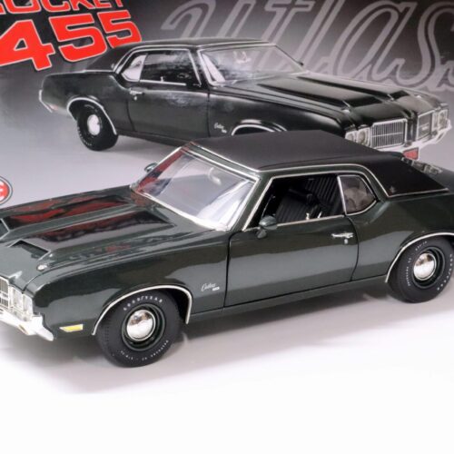 1:18 ACME 1971 Oldsmobile Cutlass SX Rocket 455 antique green/ black vinyl roof