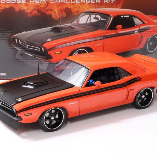 1:18 ACME 1971 Dodge Challenger R/T 426 Hemi Street Fighter FIREBALL orange