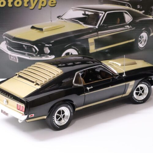1:18 ACME 1969 Ford Mustang Boss 429 Prototype Coupe black/ gold