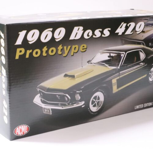1:18 ACME 1969 Ford Mustang Boss 429 Prototype Coupe black/ gold