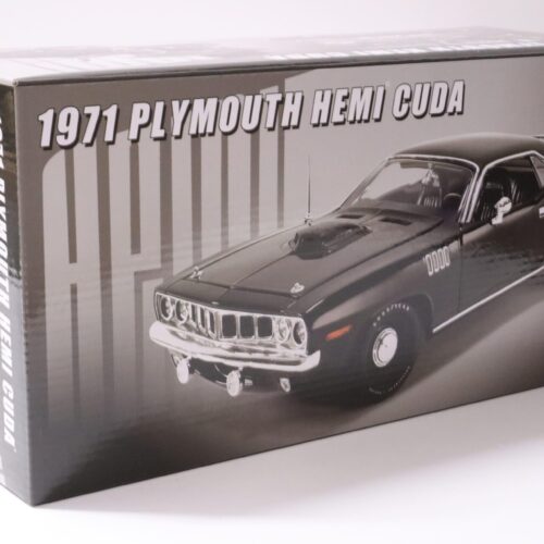 1:18 ACME 1971 Plymouth Hemi Cuda Barracuda Coupe black/ black