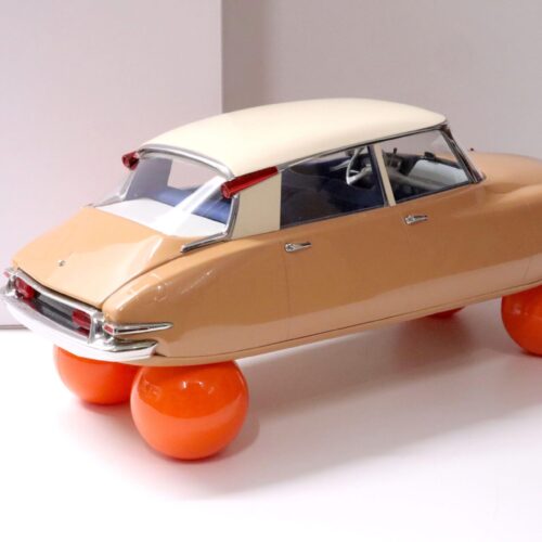 1:12 Norev Citroen DS 19 Sur Ballons 1959 brown/ beige Ecaille Blonde