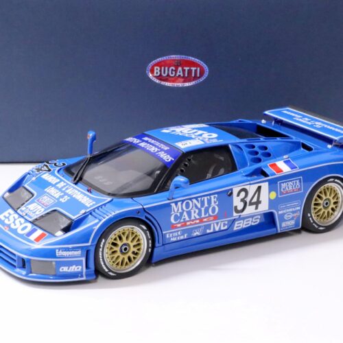 1:18 AUTOart Bugatti EB110 LM Le Mans 1994 blue #34 ESSO TMC