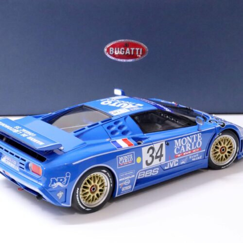 1:18 AUTOart Bugatti EB110 LM Le Mans 1994 blue #34 ESSO TMC
