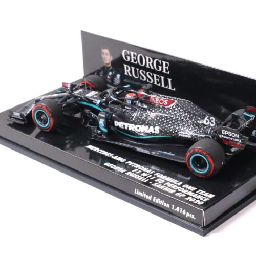 1:43 Minichamps Mercedes-AMG Petronas F1 W11 Team G.Russell Sakhir GP 2020