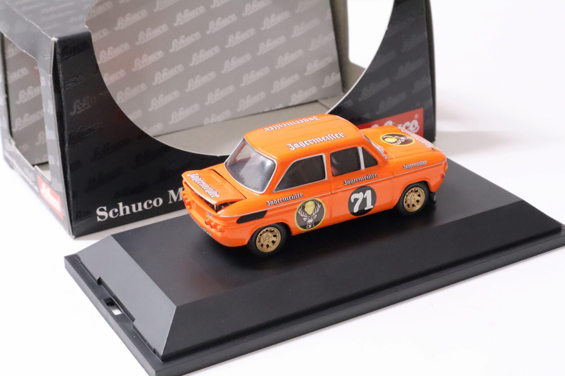 1:43 Schuco NSU 1000 TTS Jägermeister #71 orange