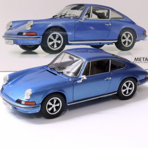 1:18 Schuco Porsche 911 S Coupe 1973 blue metallic