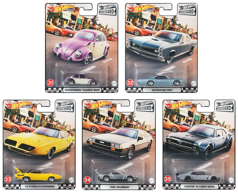1:64 Hot Wheels Boulevard Series 2021 Car Culture Premium Pack 5 pcs. 979G