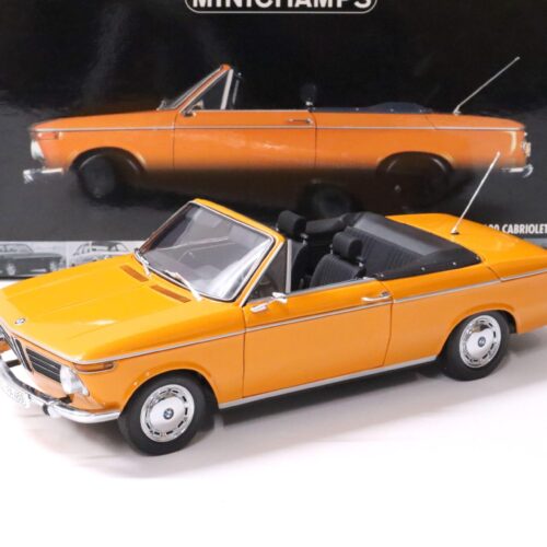 1:18 Minichamps BMW 1600 Cabriolet Convertible orange 1967