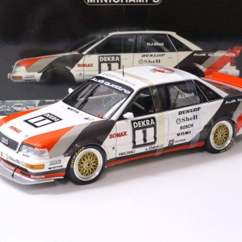 1:18 Minichamps Audi V8 Quattro DTM 1991 Team SMS #1 Hans-Joachim Stuck