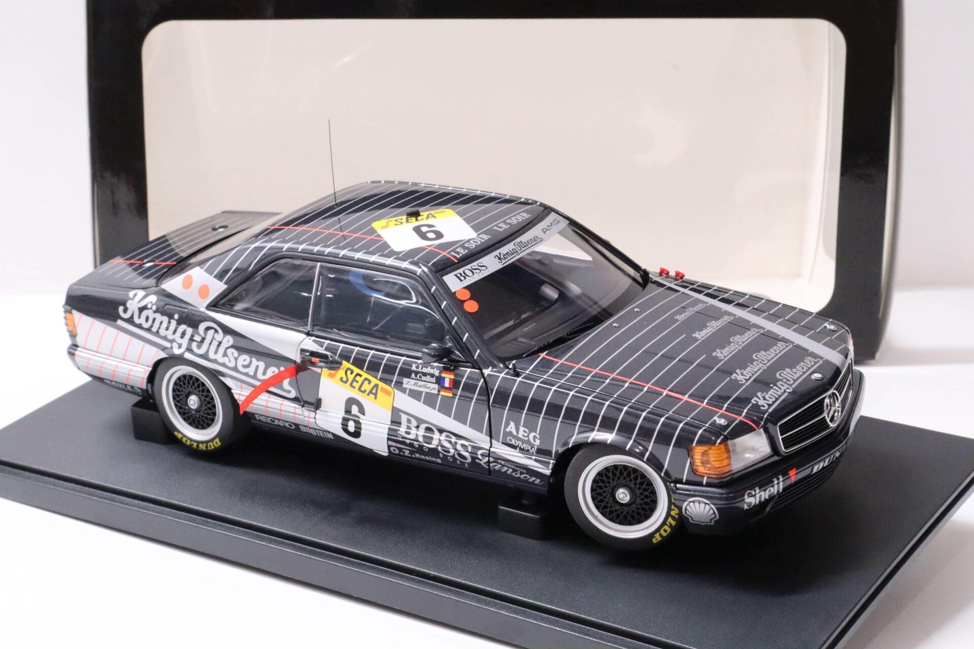 1:18 AUTOart Mercedes 500 SEC AMG 24h Race #6 SPA Franchorchamps 1989