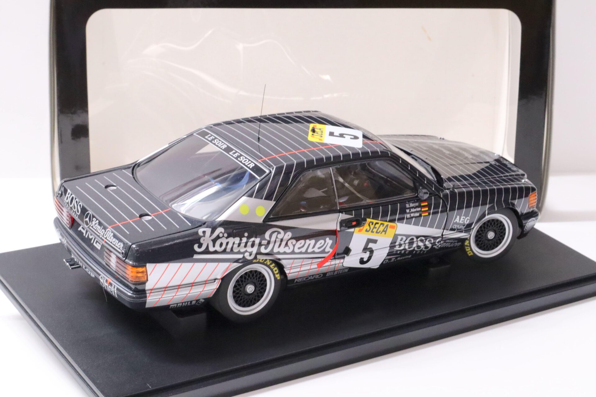 1:18 AUTOart Mercedes 500 SEC AMG 24h Race #5 SPA Franchorchamps 1989