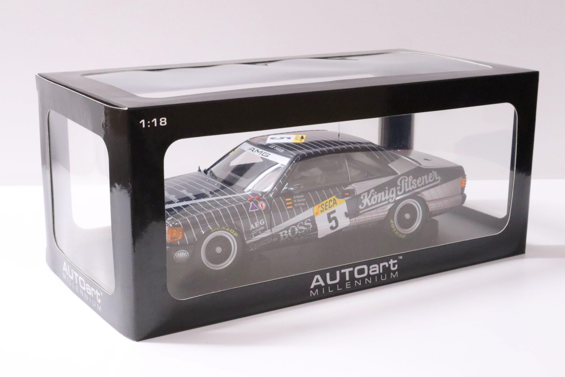 1:18 AUTOart Mercedes 500 SEC AMG 24h Race #5 SPA Franchorchamps 1989