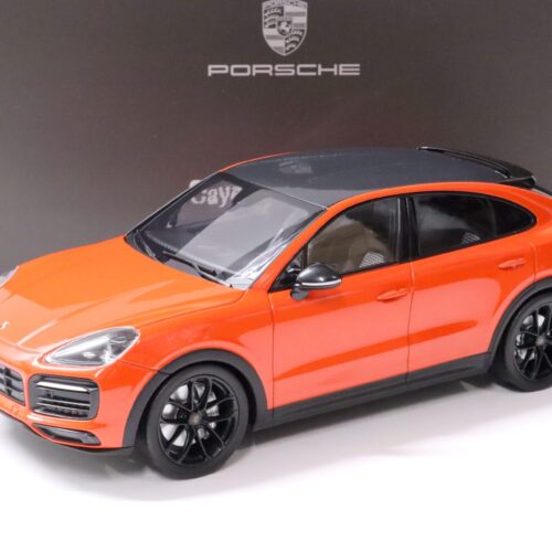 1:18 Norev Porsche Cayenne S Coupe Sport Paket lava orange DEALER VERSION