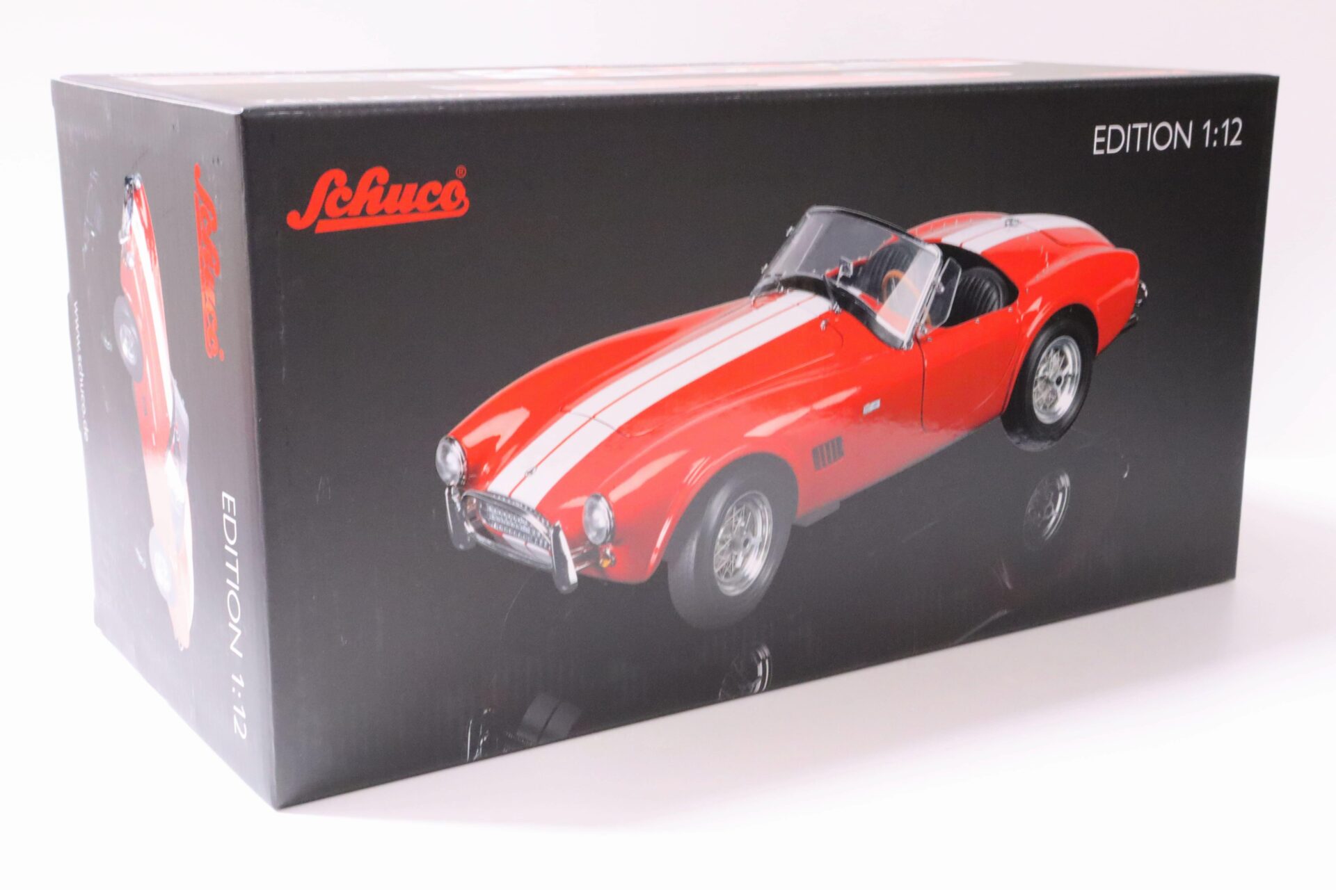 1:12 Schuco AC Cobra Shelby 289 red/ white stripes Die-Cast