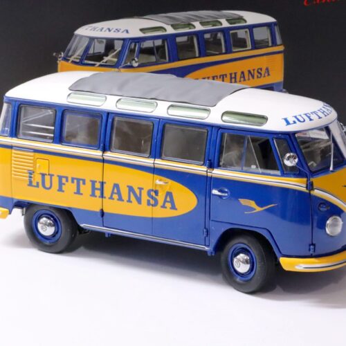 1:18 Schuco VW T1 Samba Bus LUFTHANSA blue/ yellow