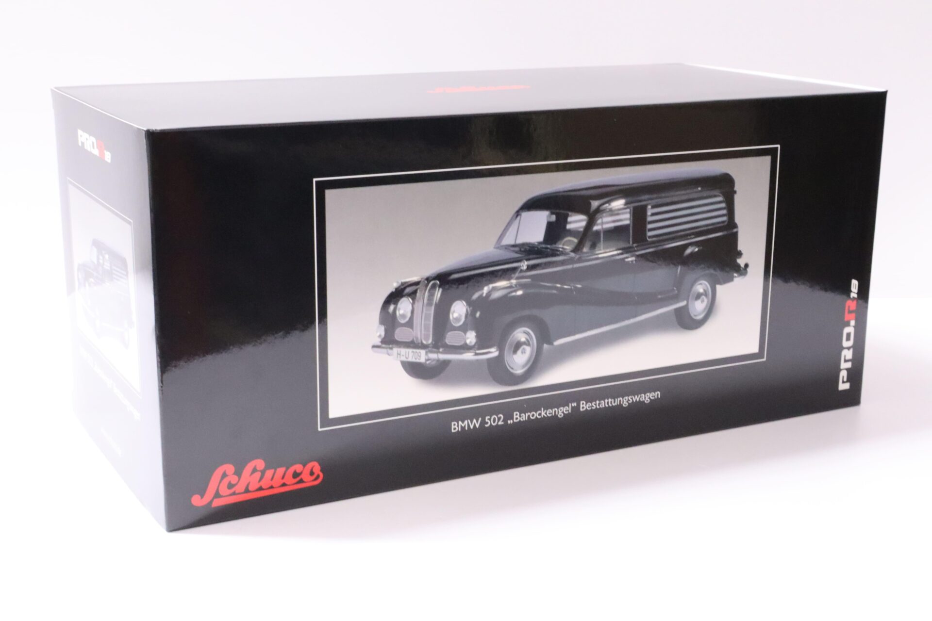 1:18 Schuco BMW 502 "Barockengel" Bestattungswagen HEARSE black