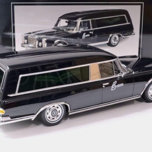 1:18 Schuco Mercedes 600 Bestattungswagen HEARSE black