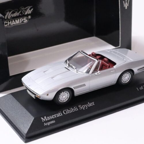 1:43 Minichamps Maserati Ghibli Spider 1969 Argento silver metallic