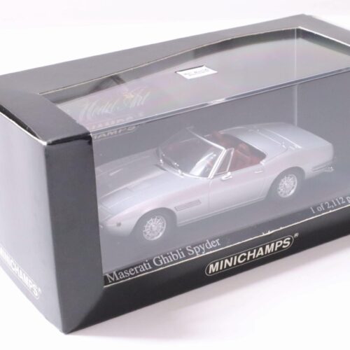 1:43 Minichamps Maserati Ghibli Spider 1969 Argento silver metallic