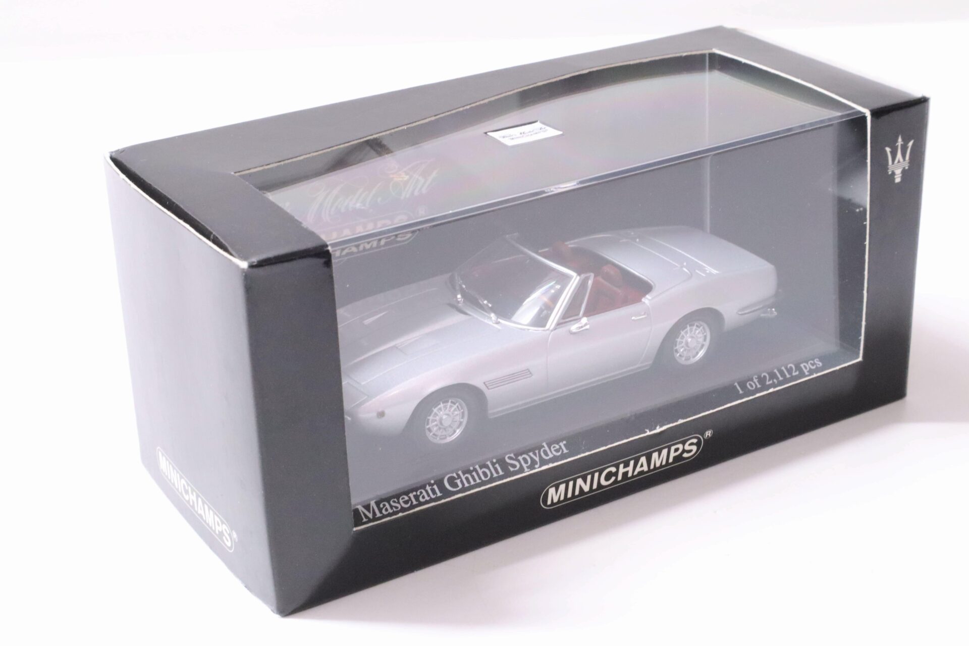 1:43 Minichamps Maserati Ghibli Spider 1969 Argento silver metallic
