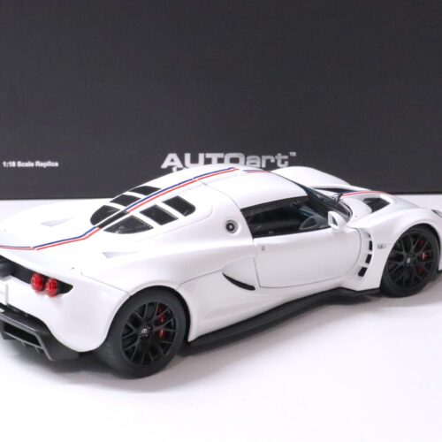 1:18 AUTOart Hennessey Venom GT Spyder 2010 white World Fastest Edition Die-Cast