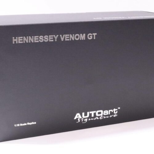1:18 AUTOart Hennessey Venom GT Spyder 2010 white World Fastest Edition Die-Cast