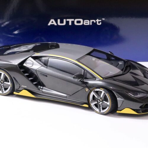 1:18 AUTOart Lamborghini Centenario 2017 Clear Carbon/ yellow 79114