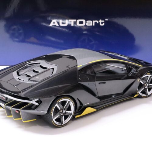 1:18 AUTOart Lamborghini Centenario 2017 Clear Carbon/ yellow 79114